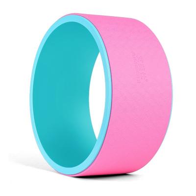 China Hot selling ABS+cork yoga wheel yoga balance roller band massage yoga wheel for sale