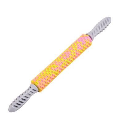 China 2022 Portable Colorful Three Back Muscle Fill Roller Massager Wholesale Relaxation Rollers for sale