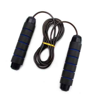 China PVC+Steel Wire+Foam Handles High Quality Heavy Weighted Jump Rope For Men And Women Kids for sale