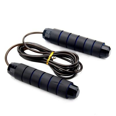 China PVC+Steel Wire+Foam Handles Fitness Workout Weighted Handle PVC Coated Steel Wire Speed ​​Jump Rope Adjustable Jump Rope for sale