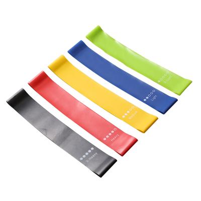 China Top Quality Factory Price Wholesale Soft Latex Band Power Resistance Fitness Elastic Bands for sale