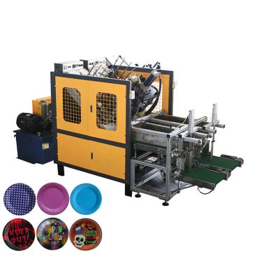 China food & Beverage factory automatic collection and counting dinner paper dish making machine for sale