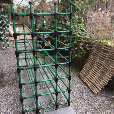 China Structure Pipe OD 25.5MM Flower Stand / Mushroom Shelf For Greenhouse Structure And Garden for sale