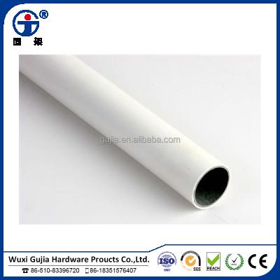 China Plastic Structure Pipe PE Coated Colored Creform Pipe Diameter 28mm Pipe For Pipe Rack System for sale