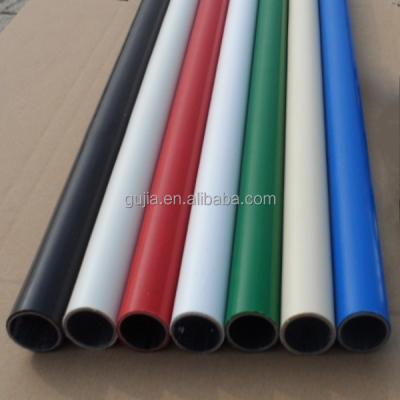 China Pipe Rack System OD 28mm ABS Plastic Coated Pipe Lean Pipe For Common Pipe Rack Systems for sale