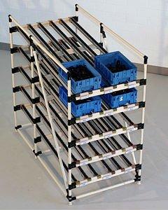 China Assemble storage pipe rack system assembled by pipes and pipe joints for sale