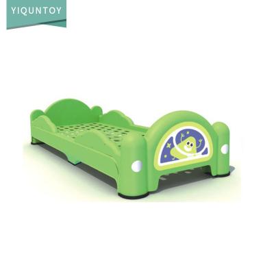 China Luxury Plastic/Wooden Cartoon Kids Plastic Single Boy Bed For Sale, Kindergarten Single Kids Bed for sale