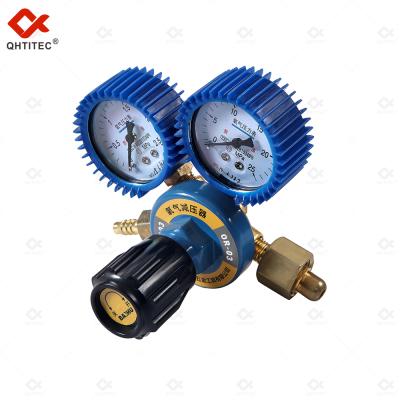 China Aluminum Alloy Oxygen Pressure Regulator Gas O2 Pressure Gauge Flow Meter Oxygen Welding Industrial Reducer for sale