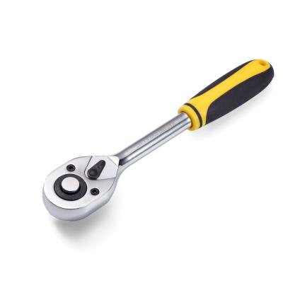 China Yellow-Black Handle Carbon Steel Side Wrench Universal Tool Multifunctional Auto Falling Wheel Wrench for sale