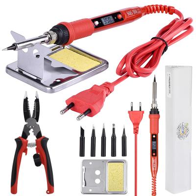 China Automatic Multifunctional Crimping Plie Stripping Plier Wire Stripper Cable Wire Stripper Cutter Crimper with Electric Soldering Iron for sale