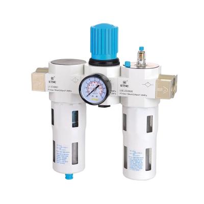 China Air Filtration System STNC Own Produce Festo Type LC Air Source Treatment FRL Oil Filter Regulator Oiler Combination For Pneumatic Parts for sale