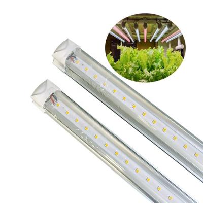 China Seed starting 18w 20w 28w t8 t10 6500k full spectrum grow led light tube for plant growth for sale