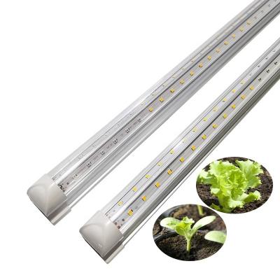 China Seed starting 120cm 2.4m 4ft 220 volt smd t8 6500k integrated led grow lights tube for sale