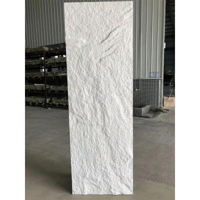 China Environmental Protection 3D Stacked Pattern Panels Polyurethane Siding Panels Exterior Wall PU Stone Panels for sale