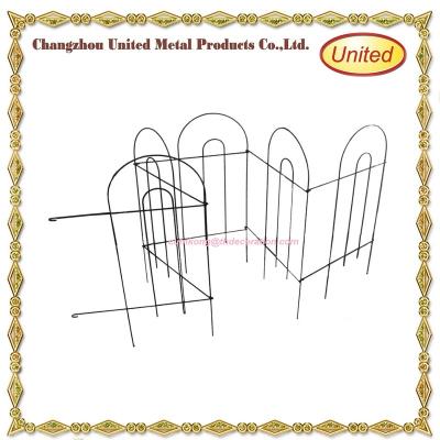 China Easily Assembled High Quality Folding Metal Wire Fence For Garden for sale