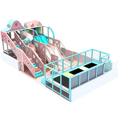 China Galvanized steel pipe mild and large trampoline baby playpen safe commerical kids playground for sale for sale