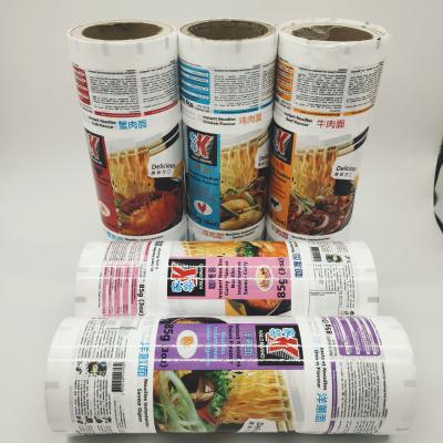 China Barrier Factory Hongyue Soft Packaging, Nice Printed Roll Film For Noodle Biscuit Cookies Packaging for sale