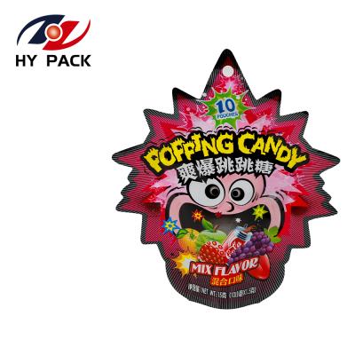 China Customized Disposable Packaging Design Stand Up Pouch Packaging Aluminum Foil Mylar Bags Anomalisty For Juice Drink Jelly for sale