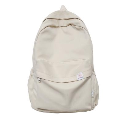 China Other Custom Student Woman Backpack Simple Nylon Backpack Boys Mochila Nylon Schoolbag for sale