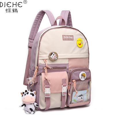 China Other Students Backpack Women Pattern School Bag Softback Campus Style Cute Nylon Backpack Travel Bagpack for sale