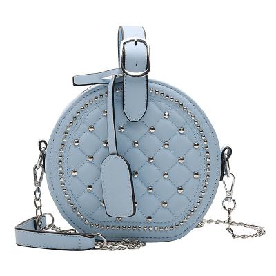 China Water Resistant Fashion Round Luxury Women Shoulder Handbag Ladies Hot Selling Cross - Body Handbag 2022 New for sale