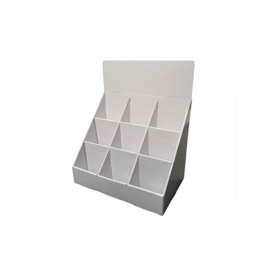 China Paper/PVC Can Be Customized Printing Assembly Supermarket Cardboard Desktop Counter Display Box for sale