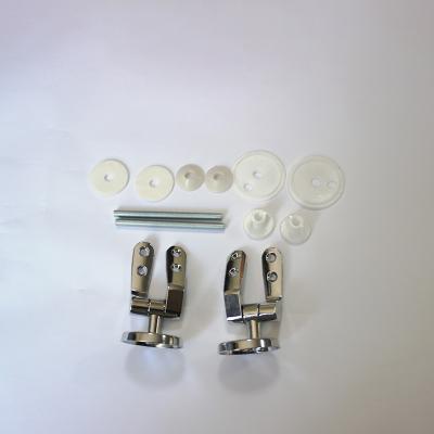 China High Quality Modern Zinc Alloy Toilet Seat Style Quick Release Slow-end Toilet Seat Hinge For Hotel Use for sale