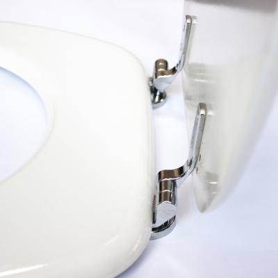 China Slow-end Toilet Seats Factory Outlet Bottom Mount Metal Buffer Medium Toilet Seat Hinge For Toilet Seats for sale