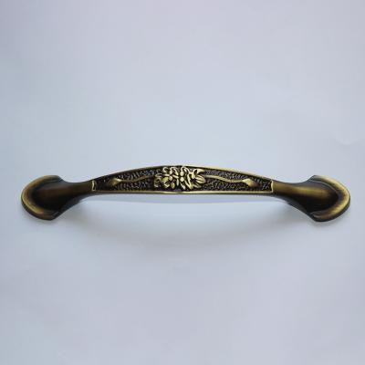 China Chinese Style Modern Antique Handles Cabinet Drawer Bronze Zinc Alloy Handles for sale