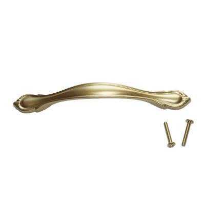 China Modern Style Gold Drawer Handle Luxury Zinc Alloy Cabinet Handle for sale