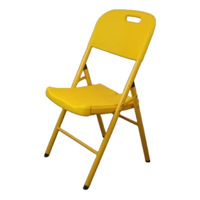 China Foldable Hot Sale HDPE Heavy Duty Metal Plastic Folding Chair for sale