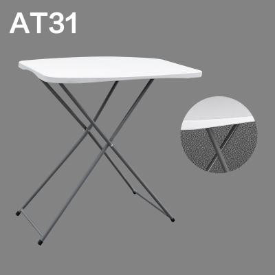 China Modern Height Adjustable HDPE Plastic Folding Table For Kids for sale