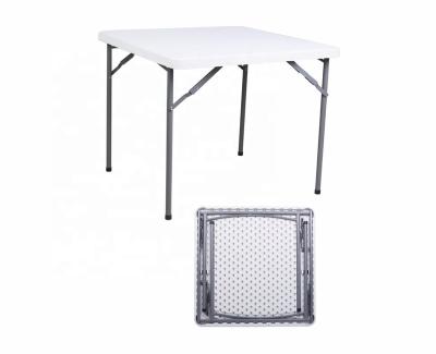 China Rust Proof Banqust Outdoor Commercial Use Plastic Folding Square Table for sale