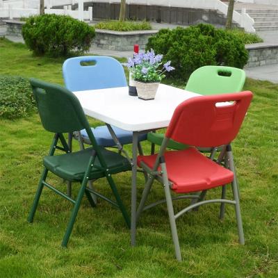 China Plastic Outdoor Folding 80cm Square Modern Table Easel Table for sale