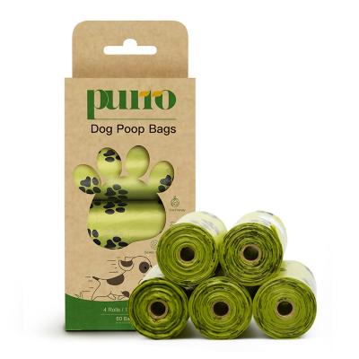 China Eco - Friendly Thickened Purro Stored Pet Waste Poop Clean Outdoor Walking Bags for sale