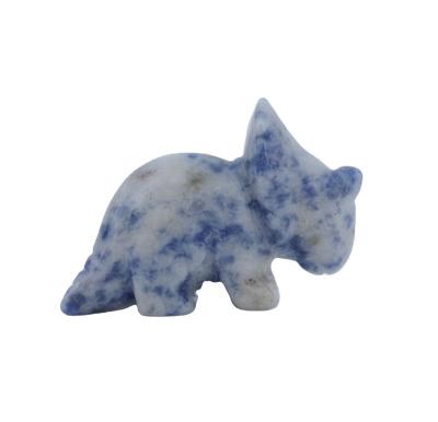 China China Wholesale Lanyuan Stone Dinosaur Ornaments Small Natural Crystal Opal Desktop Decoration Powder for sale