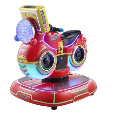 China Video Game City 13 Inch HD LCD Screen Kiddie Car Rides Amusement Game Machine 3D Coin Operated Motorcycle Rocking Machine For Kids for sale