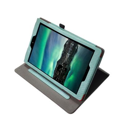 China Stylish Lightweight High Quality Flip Cloth PU Leather Case For Amazon Fire HD 10 2020 for sale