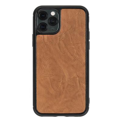 China High Protective Genuine Leather Case For iPhone 12 Logo Max Kraft Paper Phone Cover Case Custom Design iPhone 12 Pro for sale