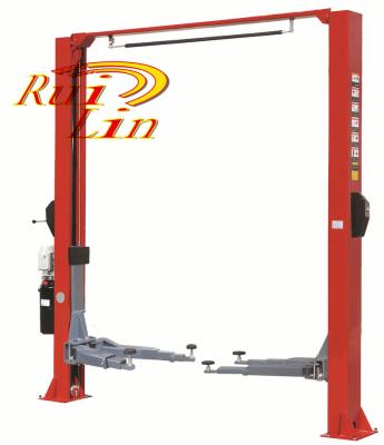 China Best Selling Cheap Price Single Side Manual Opening Two Post Car Lift 4000kg for sale