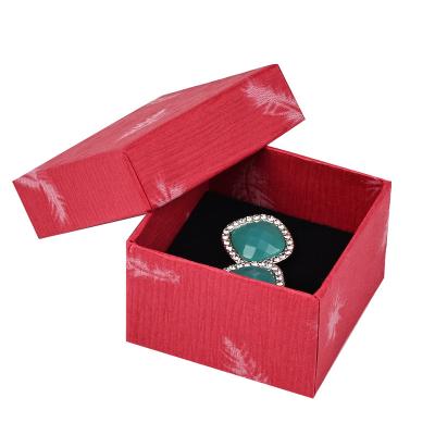 China Newest Wholesale Cardboard Jewelry Paper Box In Stock Ring Earring Jewelry Packaging Box for sale