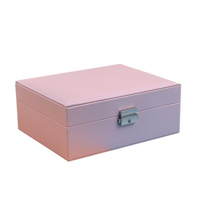 China Professional Morden Jewelry Storage Box High Capacity Jewelry Casket Makeup Storage for sale