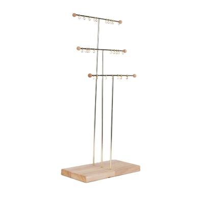 China Fashion Earring Display Metal Jewelry Display Rack Multi Purpose Organizer Earrings Holder for sale