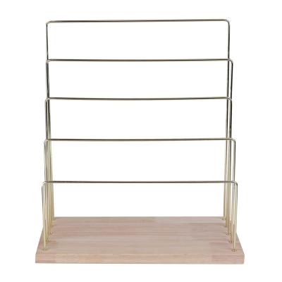 China Fashion Jewelry Display Stand Luxury Unique Custom Wooden Display Rack For Earring Holder for sale