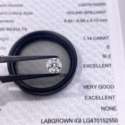 China Wholesale Round Brilliant 0.001-10 Lab Created CVD Carat 0.5ct 1ct 1.5ct 2ct 3ct Diamond Lab Grown Diamond HPHT with DEFGHI for sale