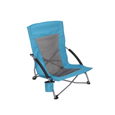 China Contemporary Outdoor Foldable Chair Portable Foldable Backrest Leisure Beach Low Foot Beach Chair Folding Low Foot Chair for sale