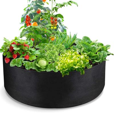 China Smart Garden Planting Cloth Plant Bag 50 Gallon Plants Grow Bags Heavy Duty Nonwoven Fabric Pots For Vegetables Flowers for sale