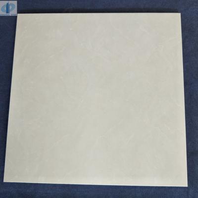 China Modern CRYSTAL DOUBLE LOADING MEDIUM WHITE POLISHED PORCELAIN TILES 600*600MM OS63127 for sale