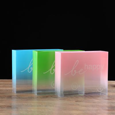 China High Quality Custom Plastic Boxes Recycled Materials Packaging Pet PP PVC Gift Box Packaging, Clear Packaging Box Manufacturers for sale