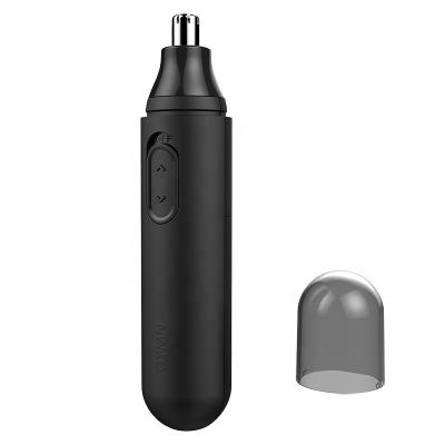 China 2021 OYMN Portable Durable Mini Painless Dry Battery Nose Hair Trimmer OEM Customized Key Shell Stainless Steel Color Hardware Power Packing Pcs ROHS Remover for sale